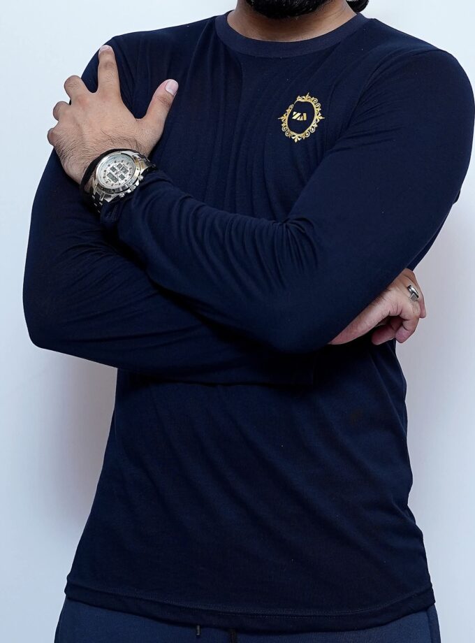 Navy Blue Full Sleeve Shirt