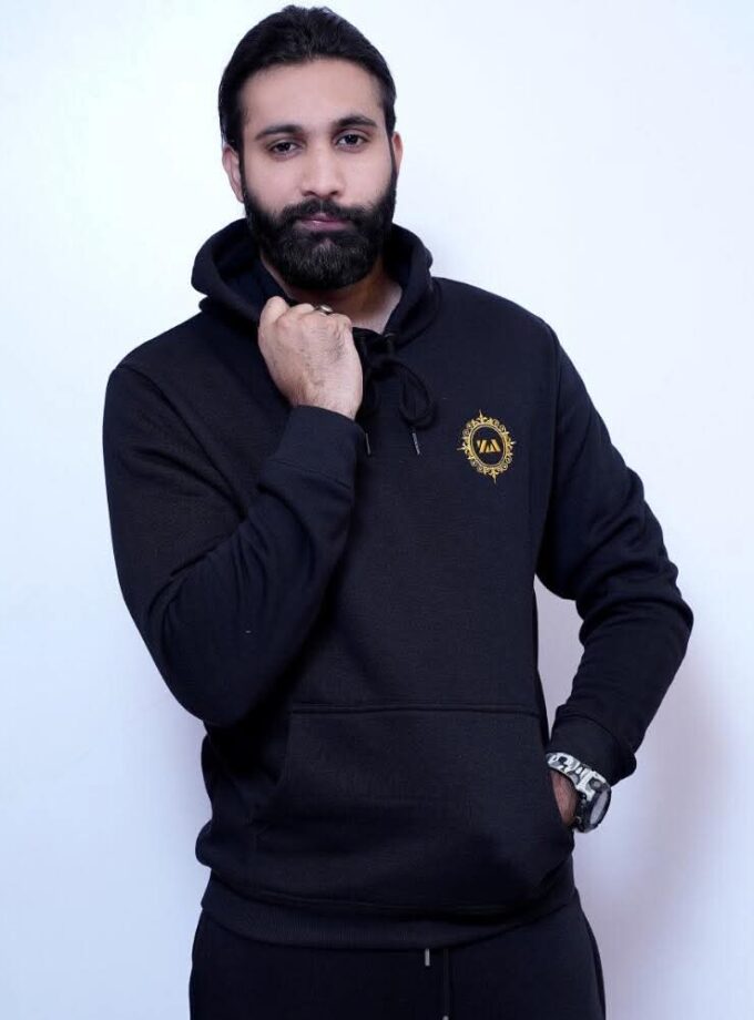 Jet Black Pullover Hoddie